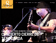 Tablet Screenshot of libertad8cafe.es